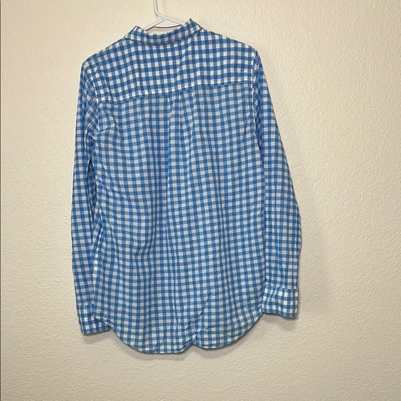 J. Crew Blue Checkered Shirt M - Picture 2 of 7